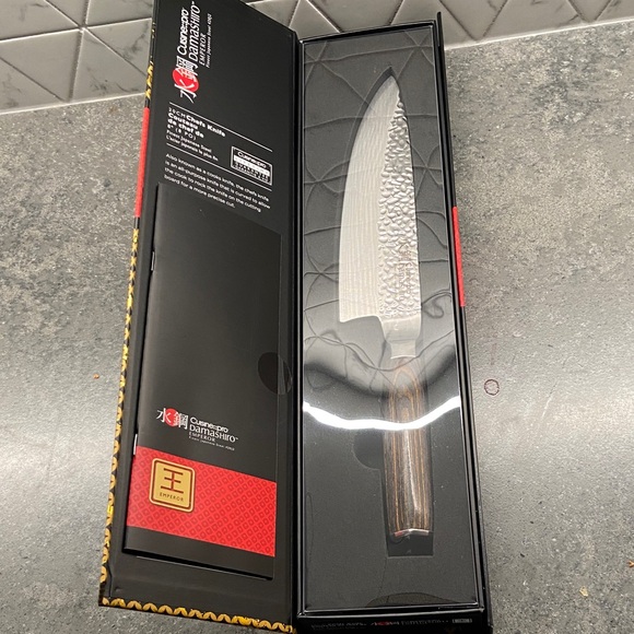 NWT Cuisinepro Damashiro Emperor 8 inch Chefs Knife - Picture 4 of 6